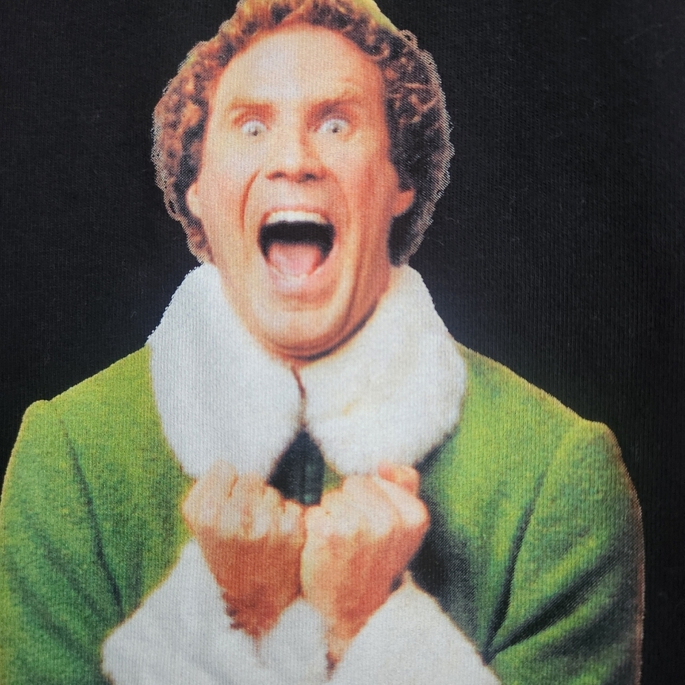 Warner bros Elf movie Holiday christmas shirt nwt mens xl - Picture 3 of 9